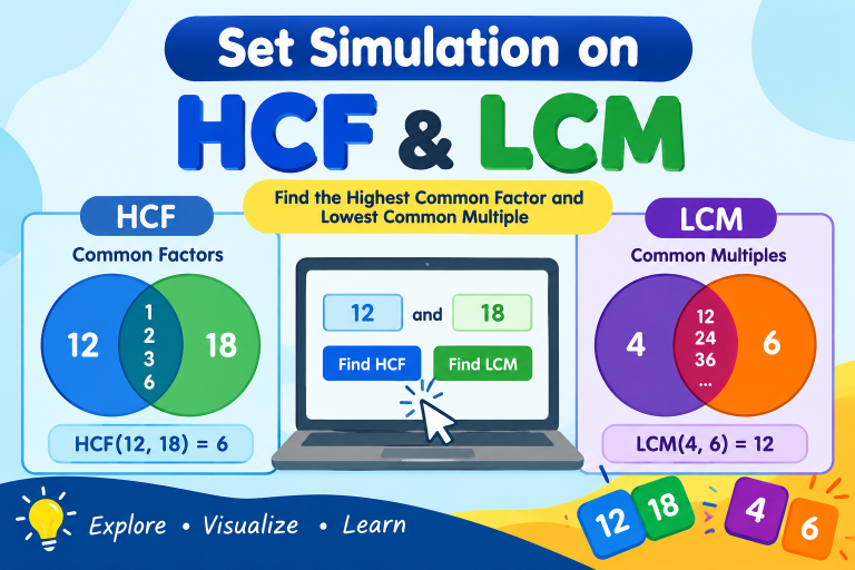 Set simulation on HCF & LCM