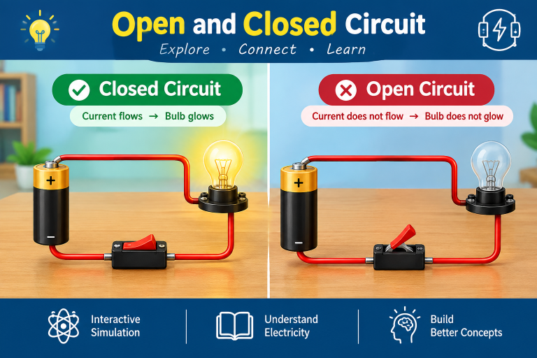 Open and Clased Circuit Simulation