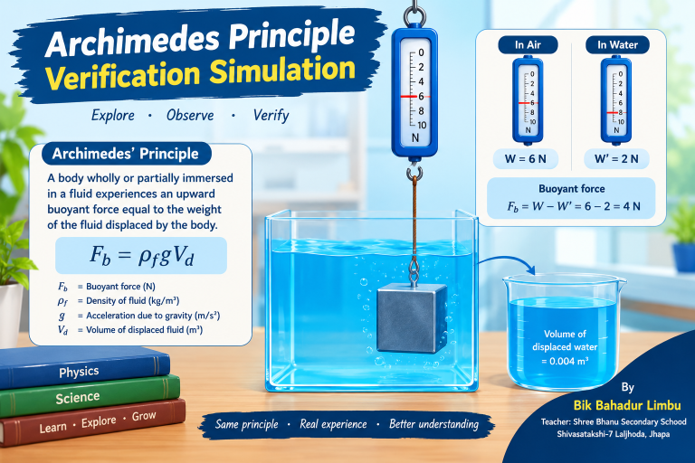 Verification of Archimedes Principle