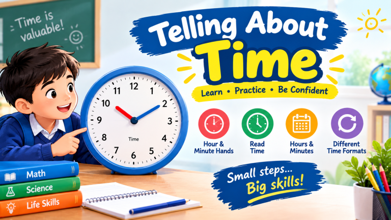 Telling About Time For Learners