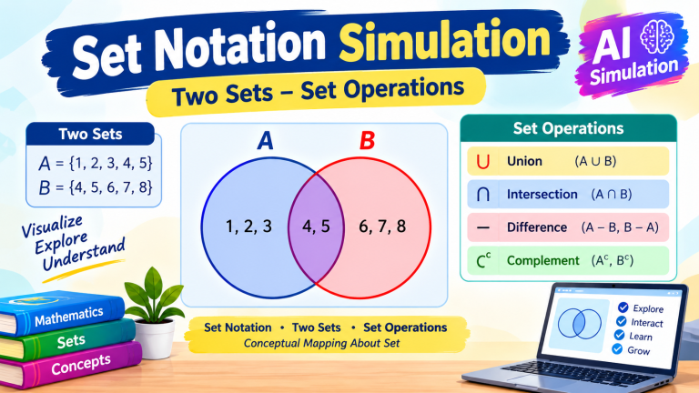 Set Notation For Two Set Operation