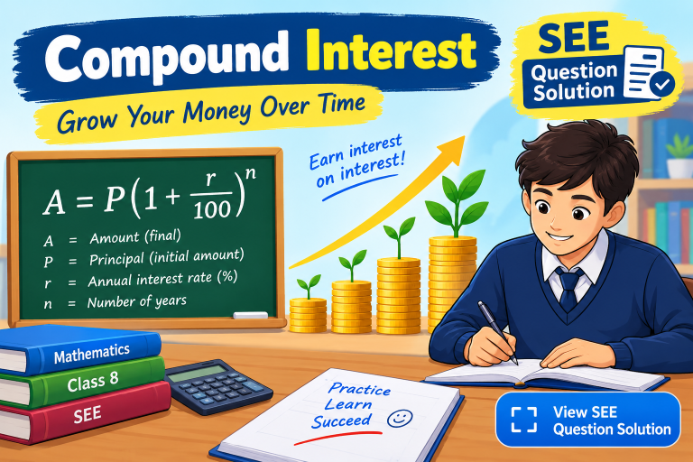 Compound Interest Math Problem Set With SEE Question Solution – PRAGYA HUB
